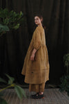 Mutedance 24 Spring/Summer Silk Loose Cardigan Dress MD-MD24SS35-G gold PM142